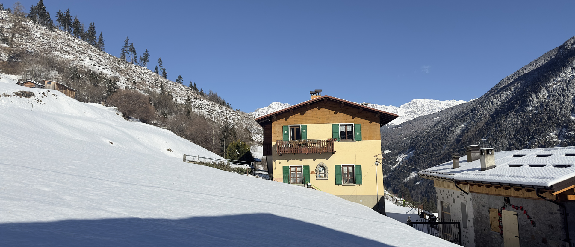 Tipica casa di montagna vicino a Bormio